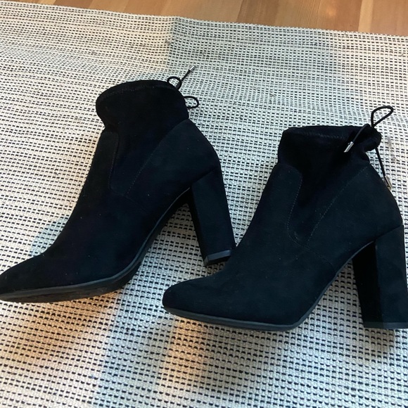 Nine West Faux Suede Booties - Picture 1 of 8